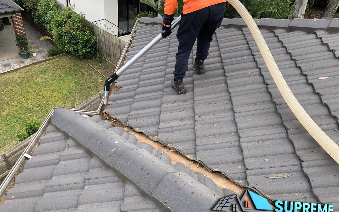 GUTTER VACUUM CLEANING